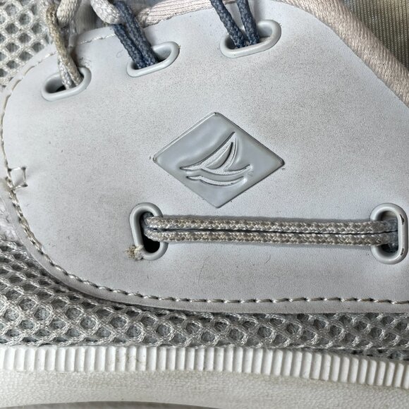 Sperry Top-Sider Women's 7 Seas 3-Eye Gray Boat Shoes Sneakers Size 7 - Picture 4 of 16